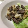 akipopc's cooksnap of when they made れんこんと砂肝の塩炒め♪.