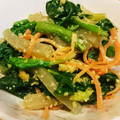 しんにし's cooksnap of when they made ほうれん草と糸こんにゃくのくるみ和え.
