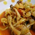 キッチンhide's cooksnap of when they made 鶏肉としめじのトマト煮込み.