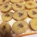 kiki529's cooksnap of when they made クリームチーズとバナナのトースト.