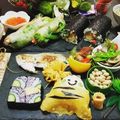 ちび姫ちゃん's cooksnap of when they made 節分、誕生日、ひな祭りに飾り巻寿司！.