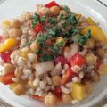 CANADOLL's cooksnap of when they made ヒヨコ豆と押麦のバルサミコサラダ.