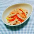 まあまま☆0403's cooksnap of when they made パプリカ＆魚肉ソーセージの中華炒め☆.