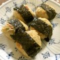 ☆Rokko☆'s cooksnap of when they made ☆海苔巻き鶏つくね☆ お弁当に♪.