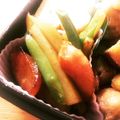 とみ家's cooksnap of when they made ＊三度豆じゃが芋ベーコンのカレー炒め＊.