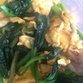 クックBH5M9F☆'s cooksnap of when they made 卵とほうれん草の炒め物.