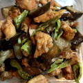 ＊はみ＊'s cooksnap of when they made 茄子としし唐とさつま揚げの甘辛煮.