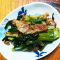 猫☆１２匹's cooksnap of when they made 豚肉とほうれん草＆長ネギのニンニク炒め.