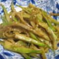 アジュンマ's cooksnap of when they made 捨てないで！ブロッコリー芯の皮でキンピラ.
