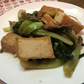 たまcook's cooksnap of when they made 青梗菜と厚揚げの中華炒め.
