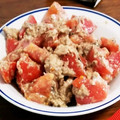 U・R・D's cooksnap of when they made ☆さば缶とトマトの簡単ごま和え☆.