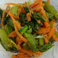 korine's cooksnap of when they made もやしと小松菜のごま酢あえ.