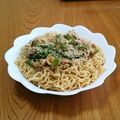msft5632's cooksnap of when they made 青椒肉絲風あんかけ焼そば.