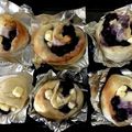 sachi❁'s cooksnap of when they made ブルーベリー＆クリームチーズのパン.
