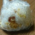 ちびゴン太's cooksnap of when they made ベーコンたまごおにぎり.