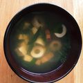 ゆーさんプラス's cooksnap of when they made 簡単♪ 竹輪 豆腐 ワカメの お吸い物！.
