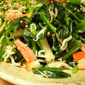 ミルキー☆'s cooksnap of when they made ほうれん草・じゃこ・かにかまの和え物.