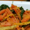 ottoスキー's cooksnap of when they made ほうれん草と人参のごま和え.