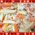 Emiii28's cooksnap of when they made もやしと人参とじゃがいもの炒め物.