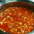 Tama家's cooksnap of when they made トマトジュースで作る具沢山ﾐﾈｽﾄﾛｰﾈ.