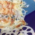 クック1JFXXU☆'s cooksnap of when they made レンジで簡単、れんこんチーズのカリカリ焼.