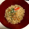 ロイヤルミルク♪'s cooksnap of when they made お茶漬け風真っ黒のりラーメン.