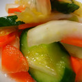 ☆ごはんできた☆'s cooksnap of when they made 大根と人参の甘酢漬け.