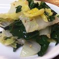 卵せんべい's cooksnap of when they made ほうれん草とキャベツのナムル.