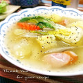 inyako's cooksnap of when they made ◆圧力鍋不要！染み染み大根の簡単ポトフ◆.