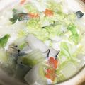 9no1's cooksnap of when they made 絶品！白味噌ベースの鶏団子鍋.