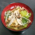 Xl料理見習's cooksnap of when they made 簡単♪朝食＊チンゲン菜ともやしのお吸い物.