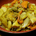 popopon399's cooksnap of when they made 鱈とジャガイモの★カレー煮炒め.