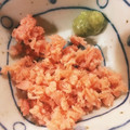 eleu's cooksnap of when they made 簡単おつまみ！鮭わさ！日本酒に合う.