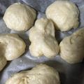 ぱちーの１１'s cooksnap of when they made 中華まんの皮~フライパンで花まき~.