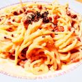 urizo's cooksnap of when they made お茶漬けの素で簡単！納豆卵クリームパスタ.