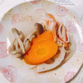 yesmama's cooksnap of when they made 蓮根・大根とカニかまぼこのサッと煮♪.