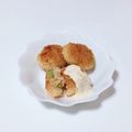 erikaaa♡'s cooksnap of when they made 鮭と枝豆のポテトクリーム♡コロッケ.