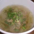 コハク☆。・'s cooksnap of when they made セロリとごぼうのスープ.