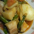しおりひめ's cooksnap of when they made ごろごろ豚バラ煮込み　ケチャップ味.
