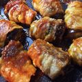 えむいー's cooksnap of when they made とろ〜りチーズ♡ナスとセロリの肉巻き.