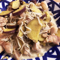 ひこにゃん＊'s cooksnap of when they made ★鶏とさつまいもともやしの和風マヨ炒め★.