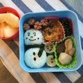 たべたいち's cooksnap of when they made キャラ弁☆ 雪だるま弁当.