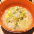 Cana44's cooksnap of when they made 白菜とえのきのあったかとろたまスープ♥.