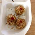 funayuka's cooksnap of when they made 離乳食後期＊揚げない里芋コロッケ.
