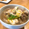クックパッドごはん部's cooksnap of when they made 体ポカポカ！鶏肉と卵の親子にゅうめん.