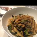 dvyvb's cooksnap of when they made 長芋とほうれん草のピリ辛味噌炒め.