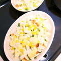 はーくま's cooksnap of when they made 長芋とコーンの明太マヨチーズ焼き.