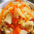 ぬたもち's cooksnap of when they made 生姜たっぷり＊白菜と高野豆腐の卵とじ＊.