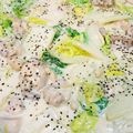 むぎ✳️ママ's cooksnap of when they made 鶏肉と白菜のクリーム煮.