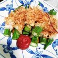 ハチきち's cooksnap of when they made レンジでチンッ！簡単オクラの豚肉巻き.